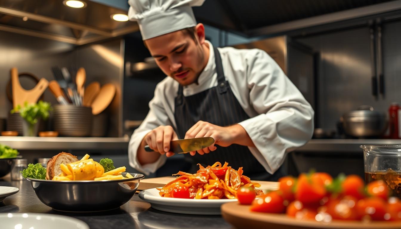 Fresh seasonal ingredients arranged for home cooking