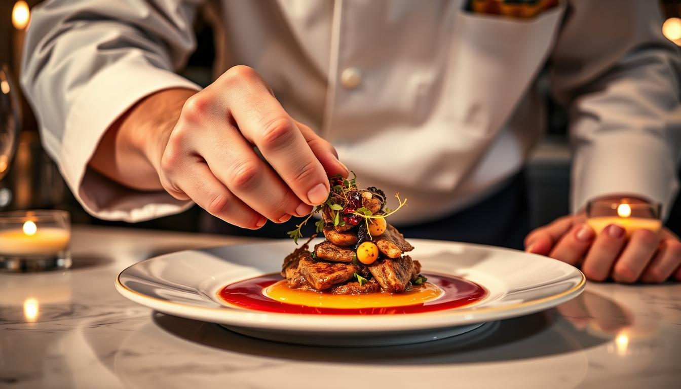 Balanced healthy meal prepared in a home kitchen