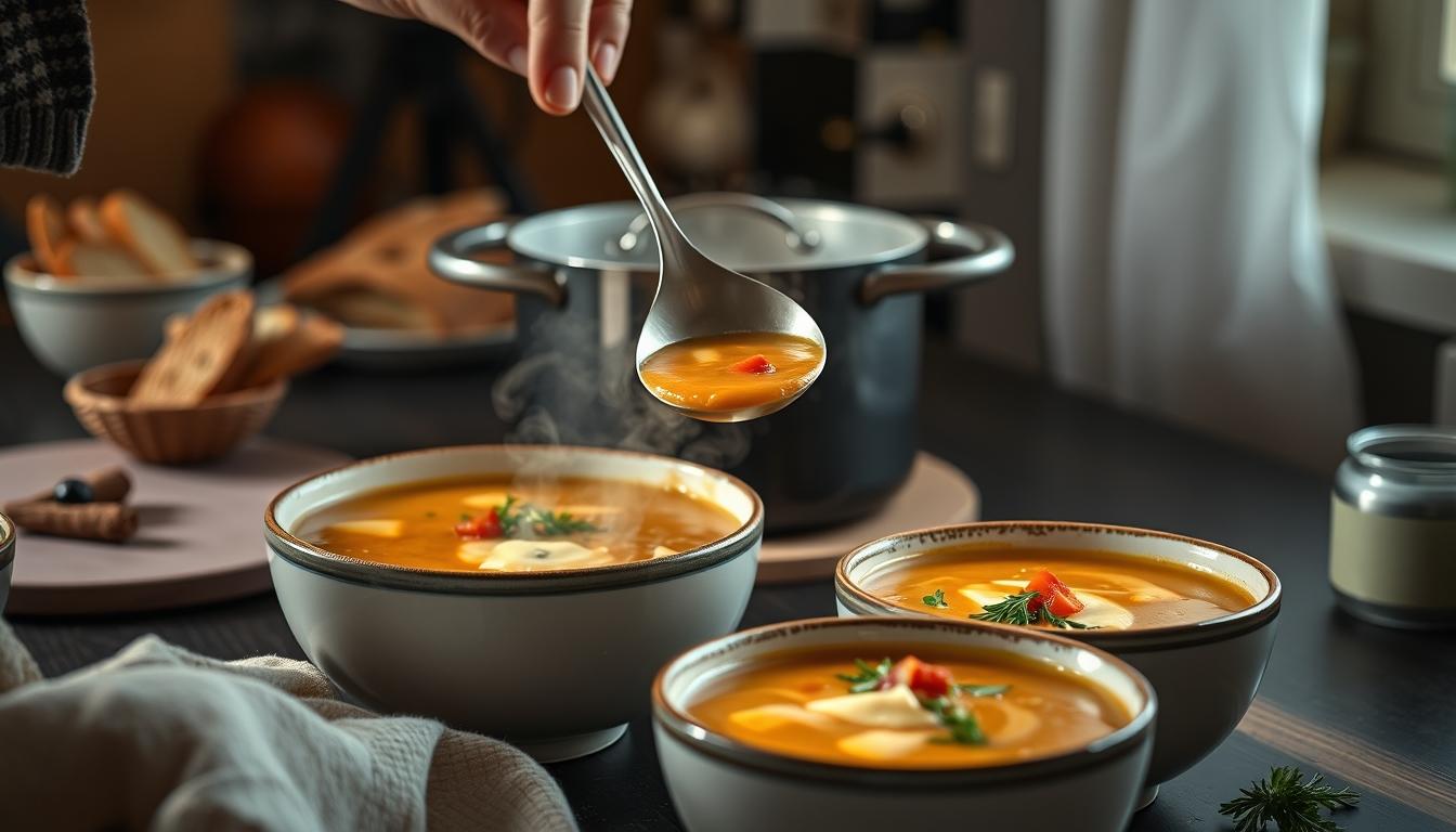 Seasonal meal prepared in a home kitchen